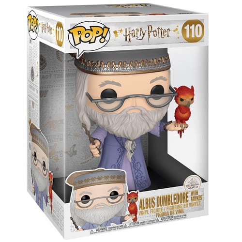 Figurine Pop Dumbledore avec Fawkes supersized