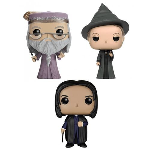 Figurines Pop Dumbledore, McGonagall et Snape