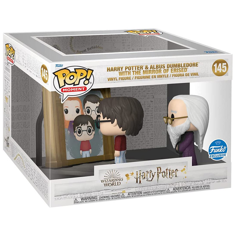 Figurine Pop Harry Potter & Albus Dumbledore with the mirror of Erised