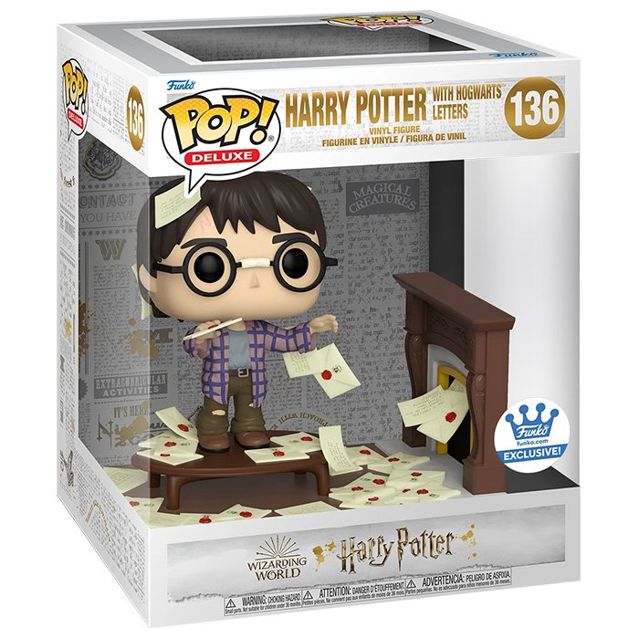 Figurine Pop Harry Potter with Hogwarts letters