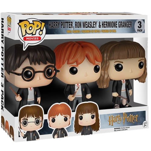 Figurines Pop Harry, Ron et Hermione