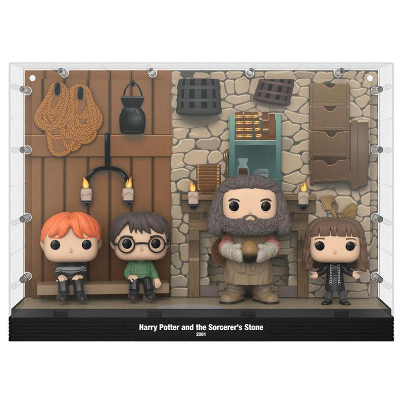 Figurines Pop Ron, Harry, Hagrid et Hermione in Hagrid's Hut
